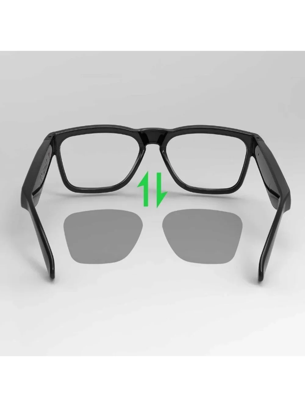 Lightweight Bluetooth Audio Sunglasses, Open Ear Sport Glasses, 10H Playtime